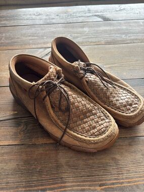 Boy’s Twisted X Leather Casual Lace-Up Shoes